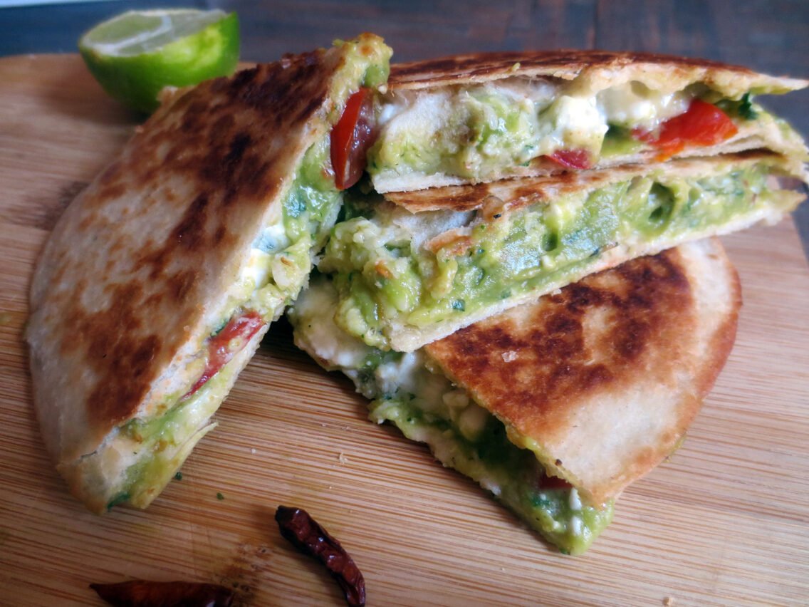 Quesadillas au Guacamole Je cuisine donc je suis