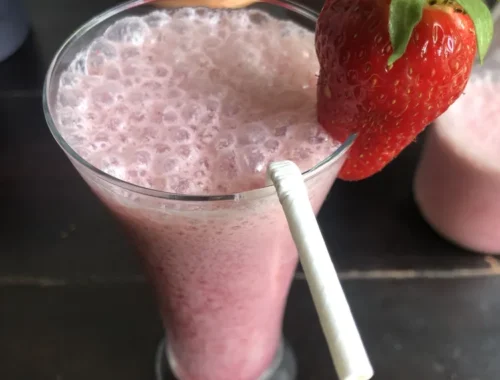 Lait fraise vegan9