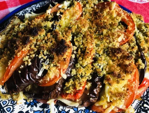 Crumble d’aubergines en éventail 4