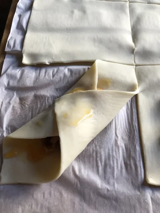 Sfogliatine alle mele feuilletées aux pommes vegan 4